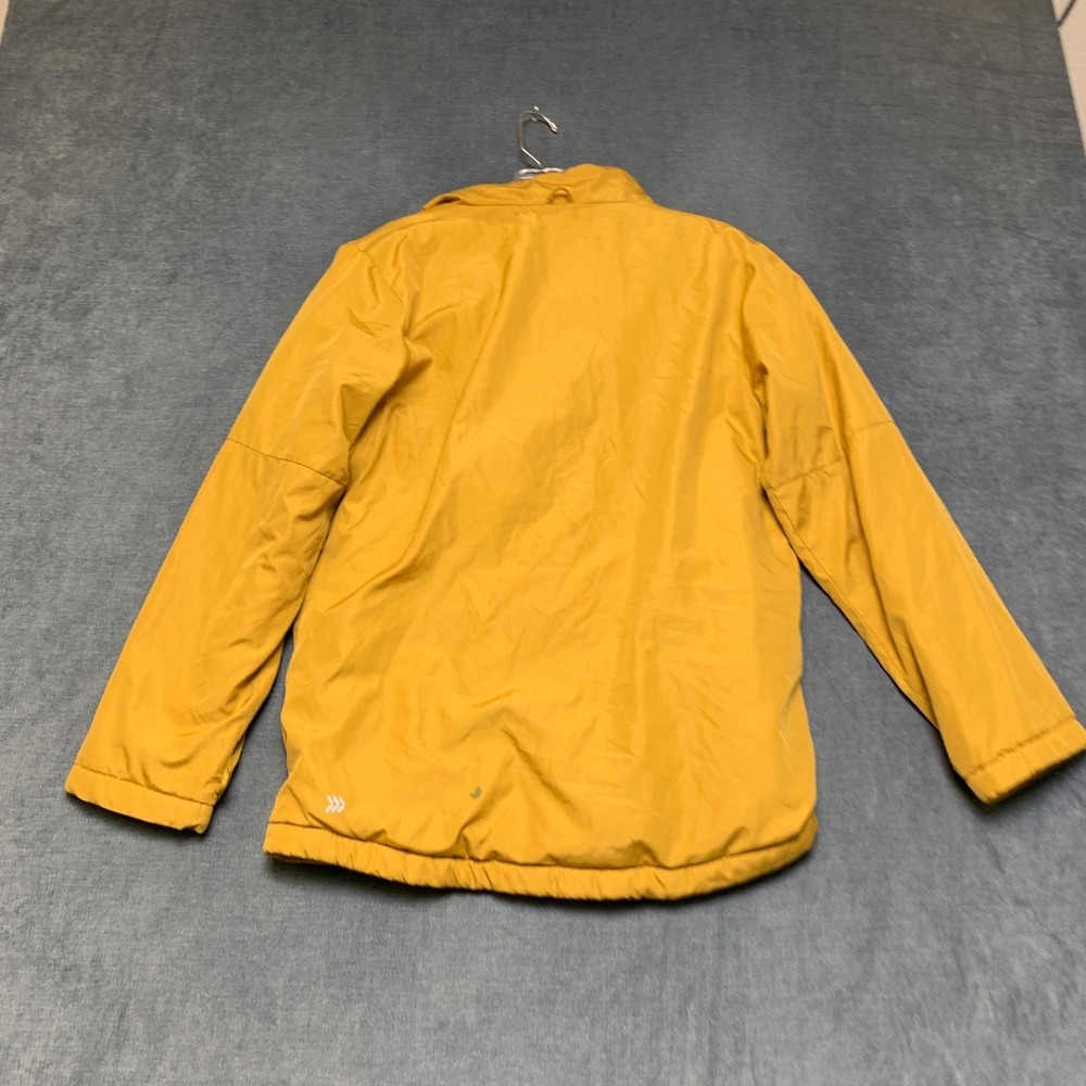 All in Motion Reversible Jacket Boy XL Yellow Water Resistant Mock Neck Full Zip - Picture 10 of 15